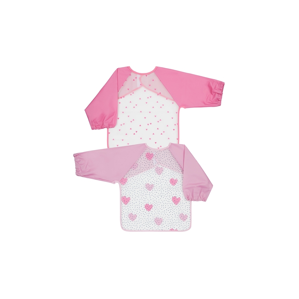 

Mothercare hearts coverall pink pack of 2