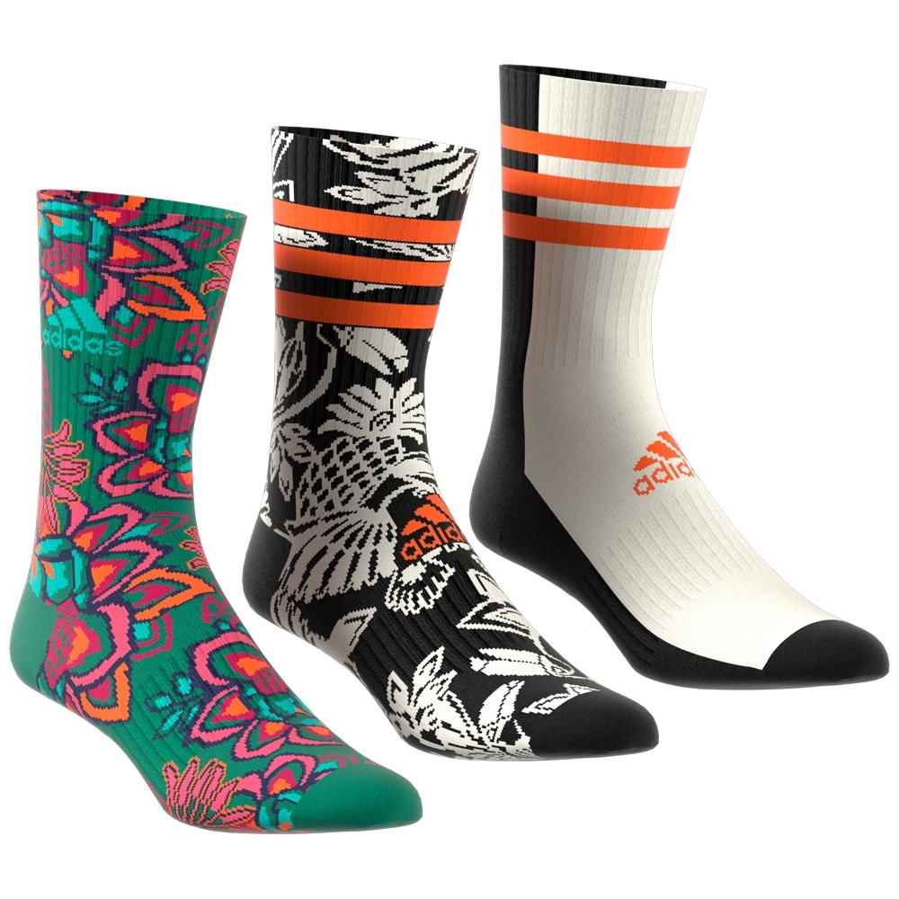 

Adidas Kids - Socks Unisex Solid-Pack Of 3-Multicolor