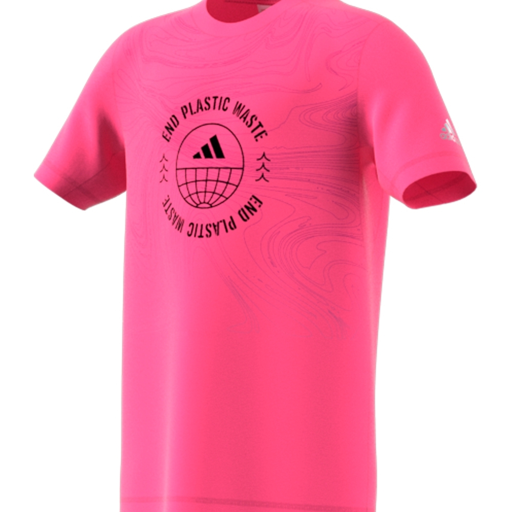 

Adidas Kids Half Sleeves T-Shirts Unisex Printed-Pack Of 1-Pink