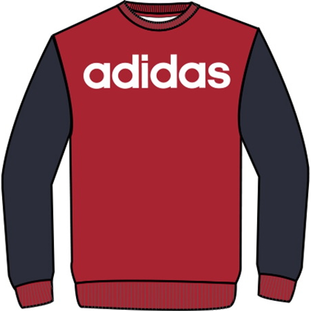 

Adidas Kids Full Sleeves Sweatshirts Male Printed-Pack Of 1-Red