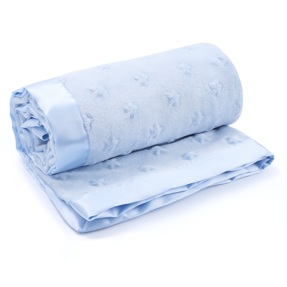 

Mothercare popcorn star blanket blue