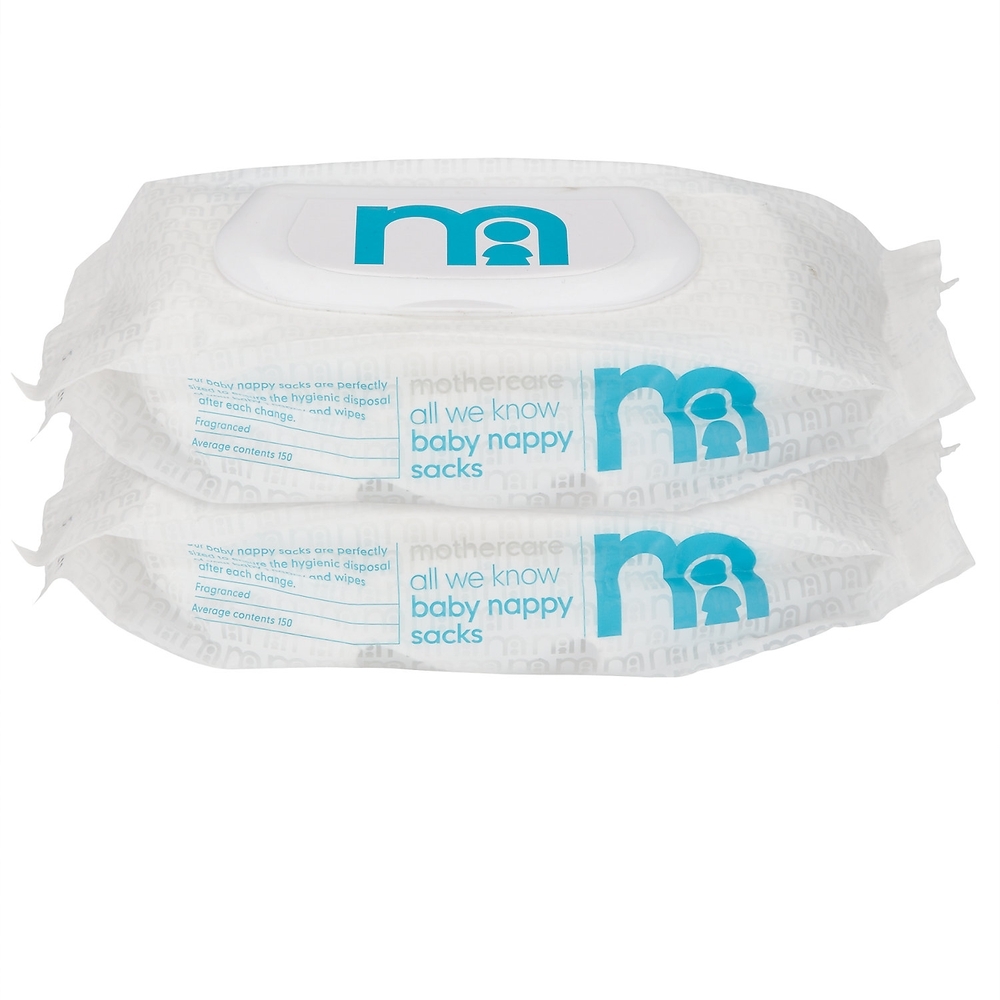 

Mothercare all we know nappy sacks white - 300 pcs