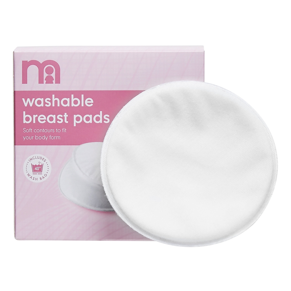

Mothercare washable breast pads white - 6 pcs