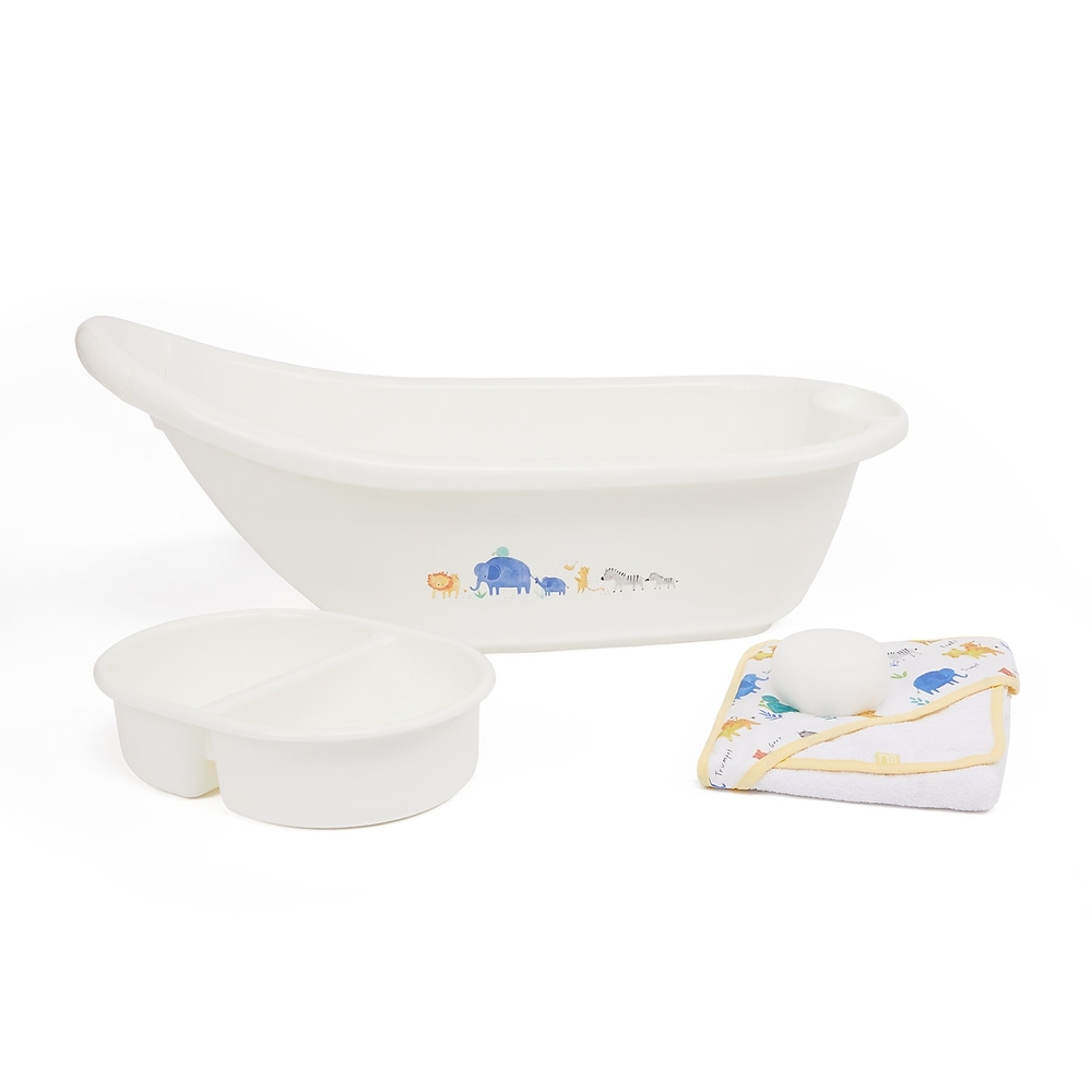 

Mothercare sleepy safari bath set cream