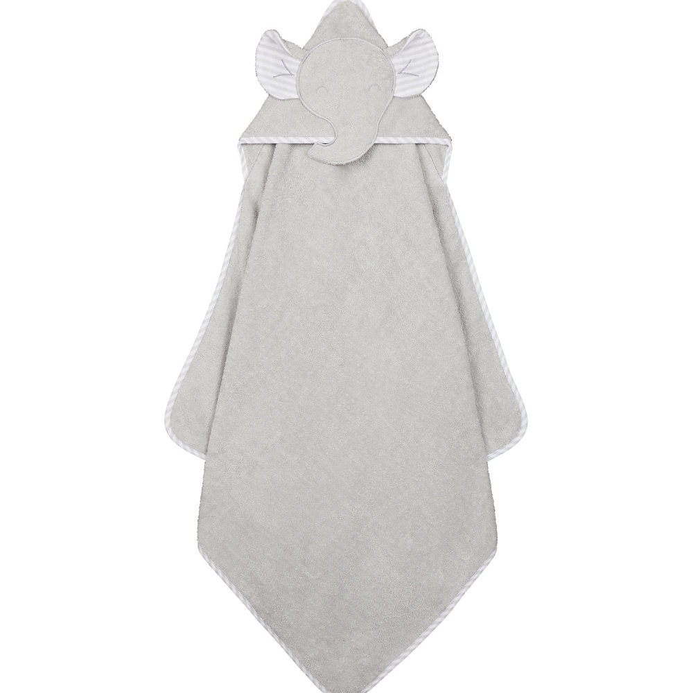 

Mothercare elephant character cuddle n dry baby towel blue
