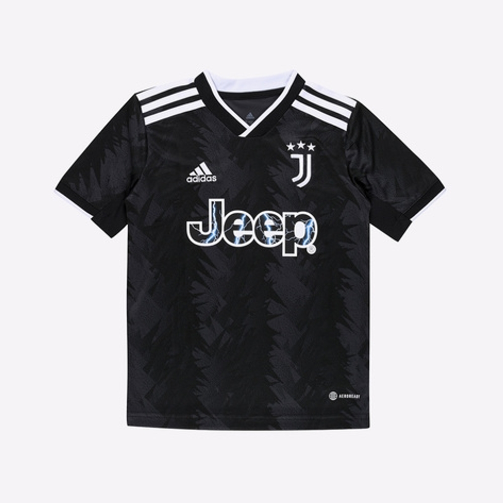 

Adidas Boys Juventus 2223 Away Youth T-Shirts-Black