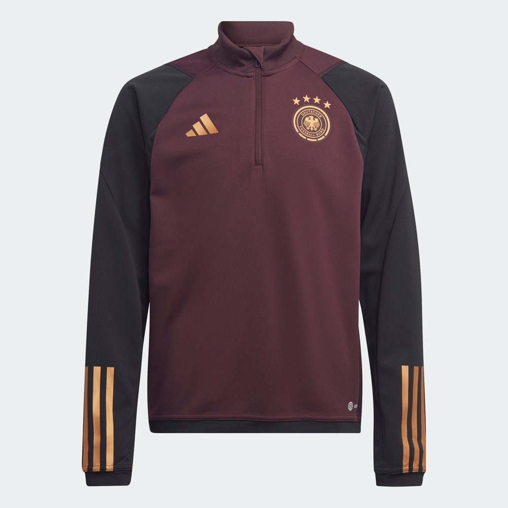 

Adidas Kids Full Sleeves Track Tops Unisex Printed-Pack Of 1-Maroon