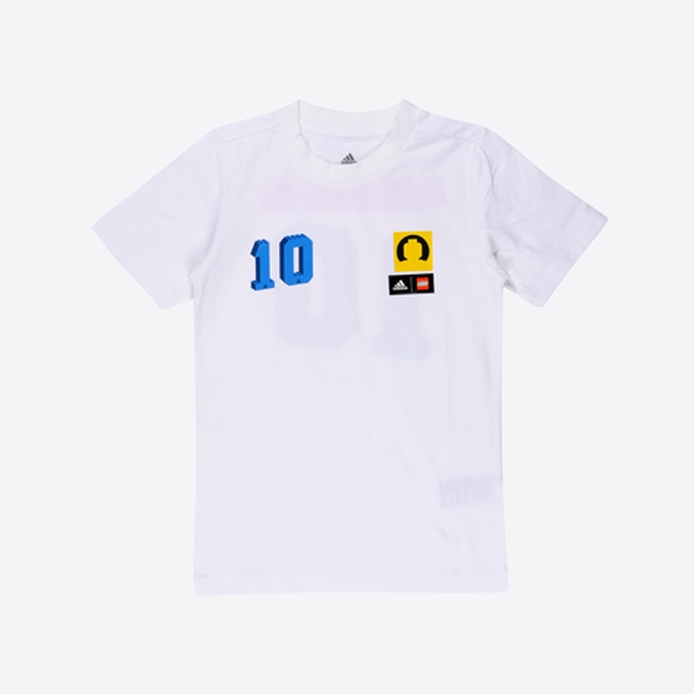

Adidas Kids Half Sleeves T-Shirts Unisex Printed-Pack Of 1-White