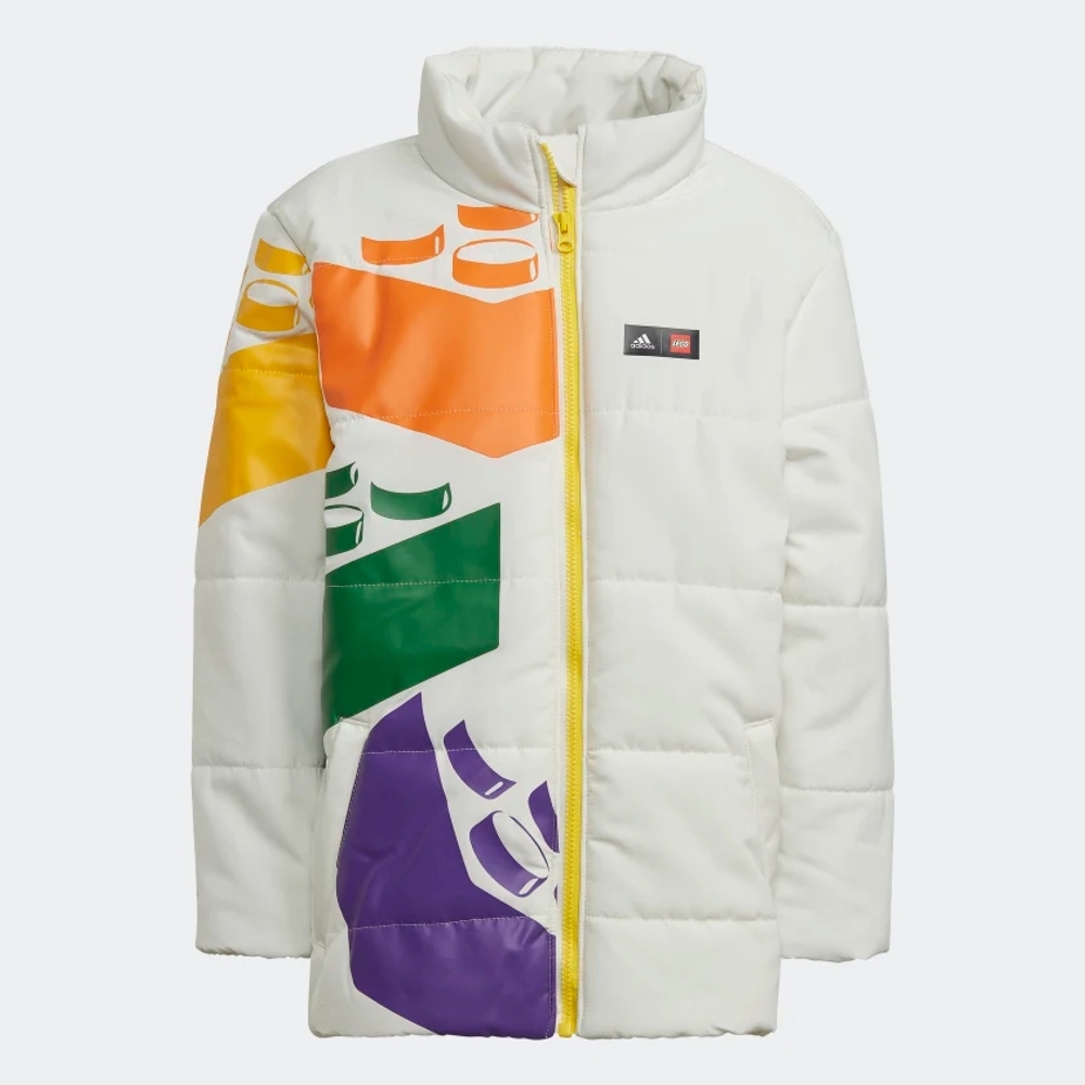 

Adidas Kids Full Sleeves Jackets Unisex Printed-Pack Of 1-White