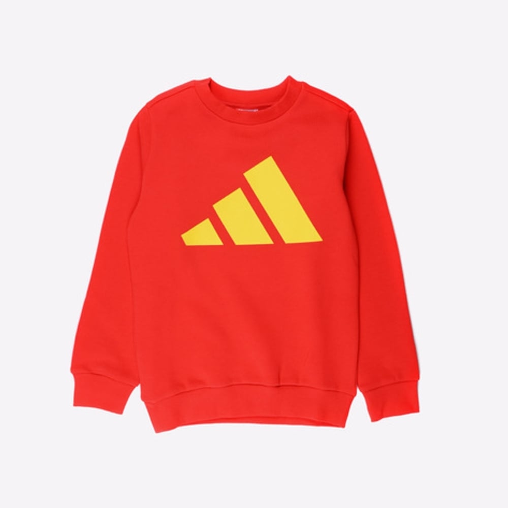 

Adidas Kids Full Sleeves Sweatshirts Female Printed-Pack Of 1-Red