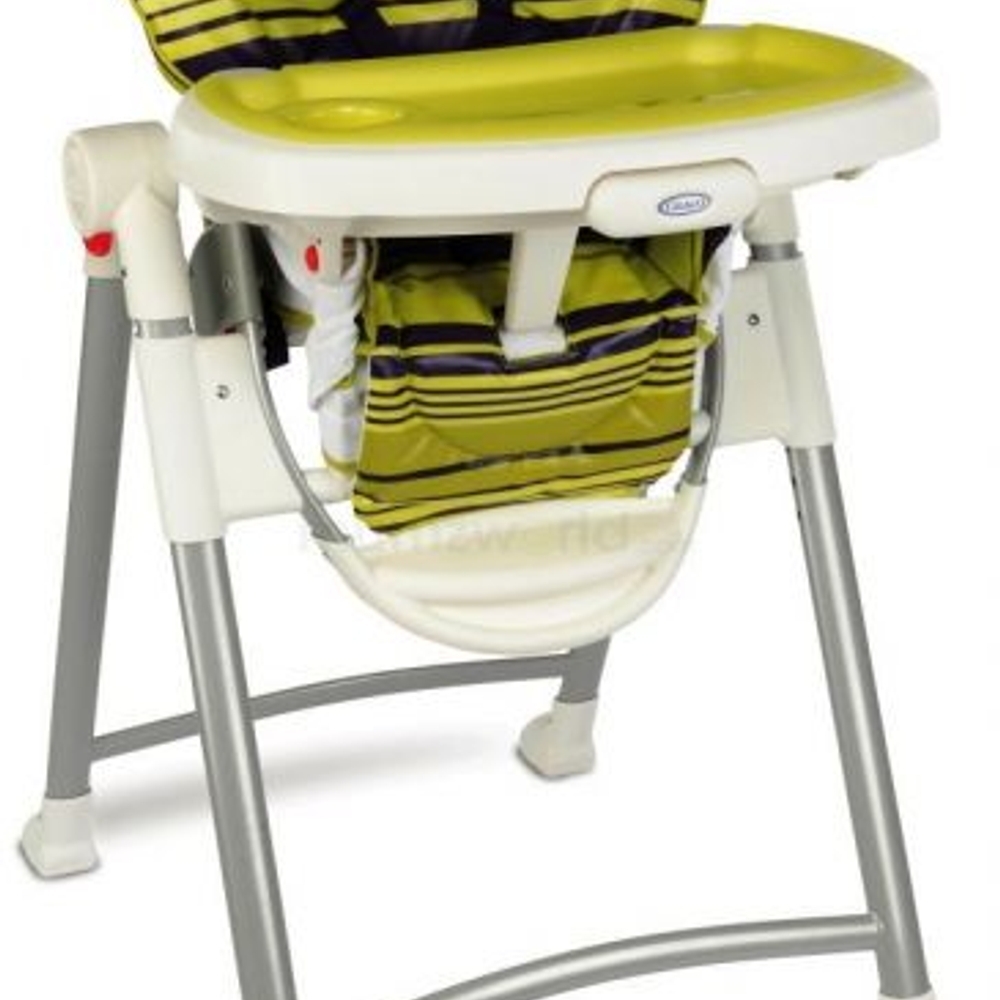 

Graco contempo blackberry spring baby high chair yellow