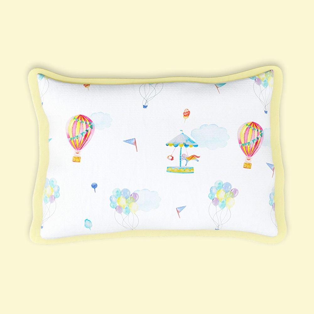 

Fancy fluff carnival rai pillow multicolor