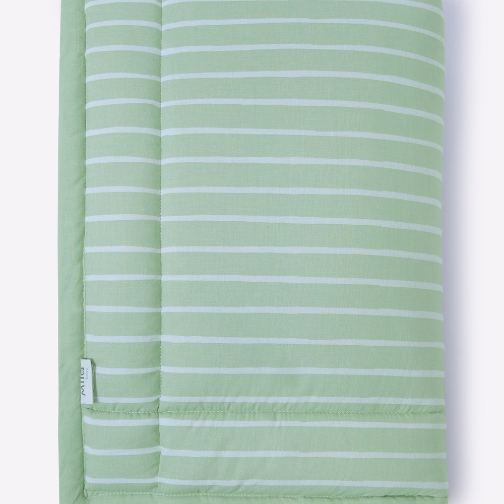 

Mila Baby Stripe Mattress Green