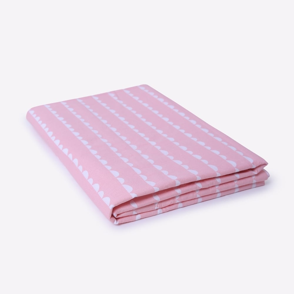 

Mila Baby Wave Flat Sheet Pink