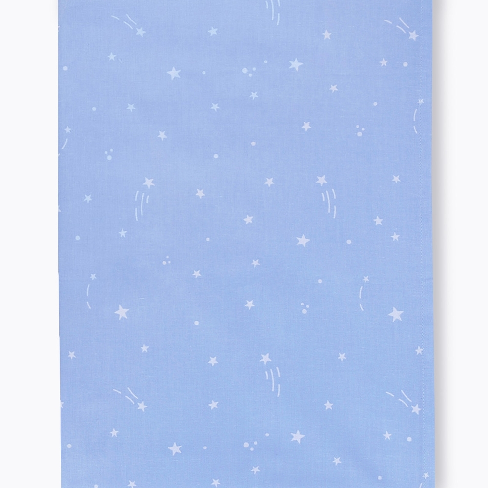 

Mila Baby Stars Fitted Cot Bed Sheet Blue Large