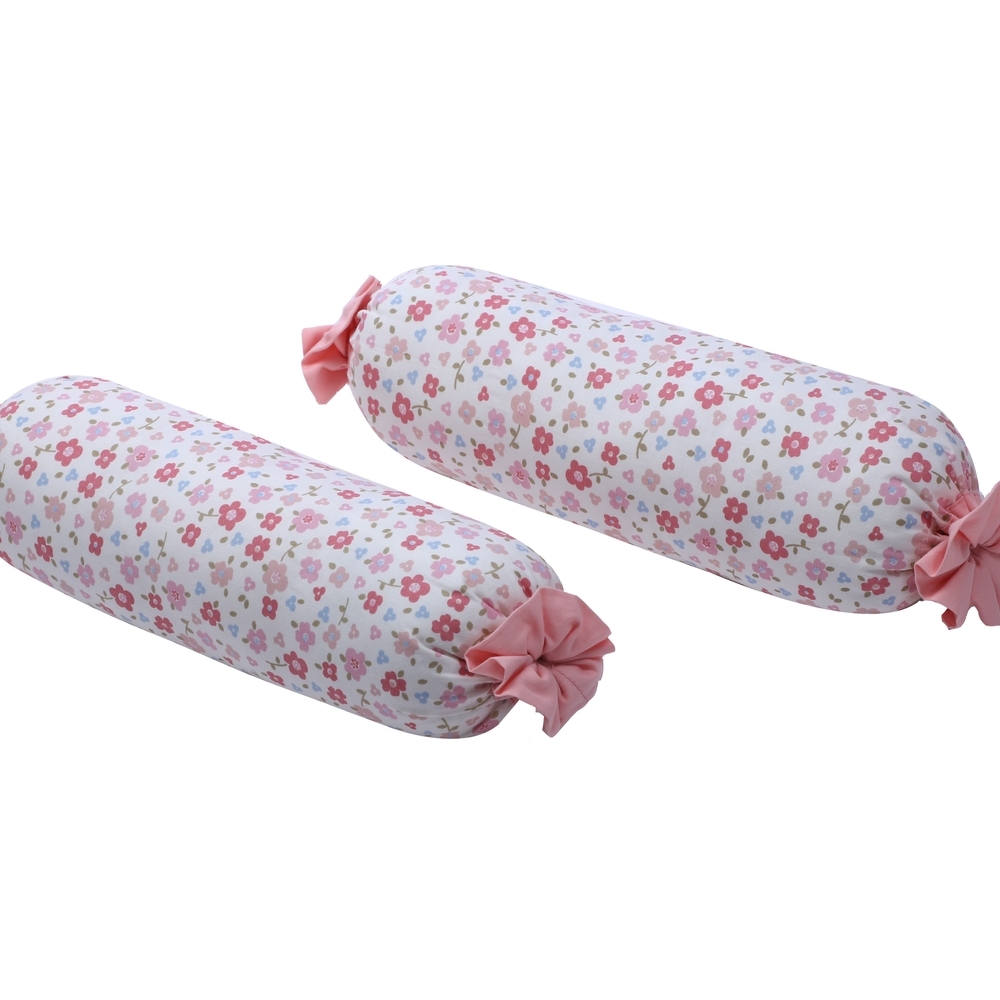 

Abracadabra vintage floral bolsters pink pack of 2