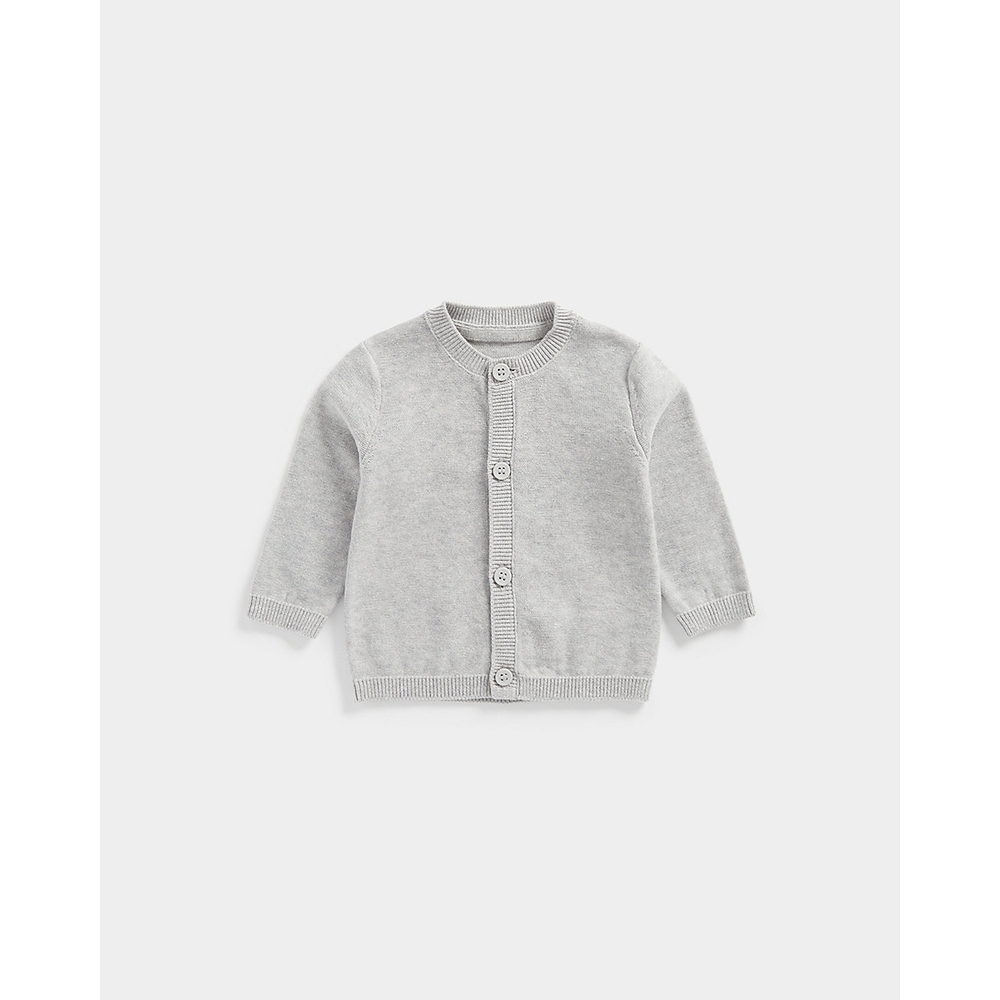 

Boys Full Sleeves Cardigan -Grey