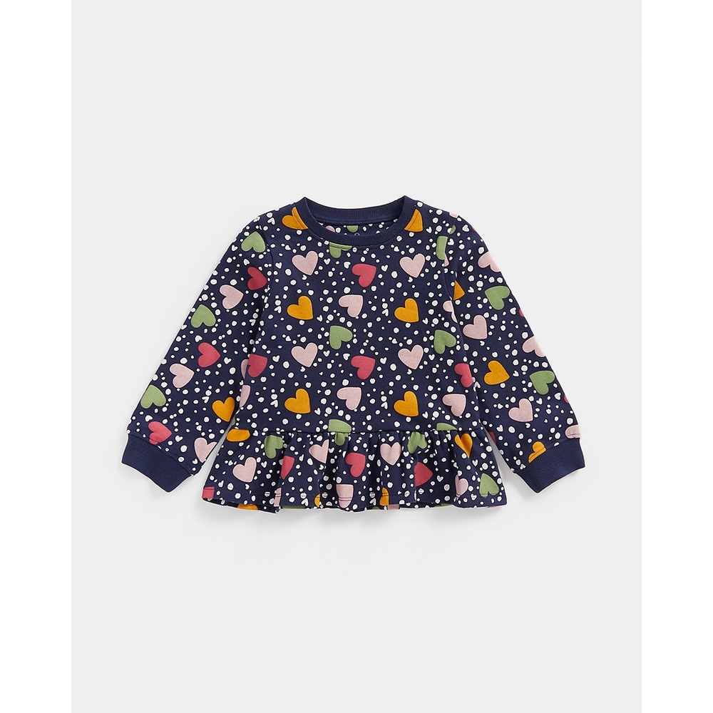 

Girls Full Sleeves Sweatshirt All Over Print-Multicolor