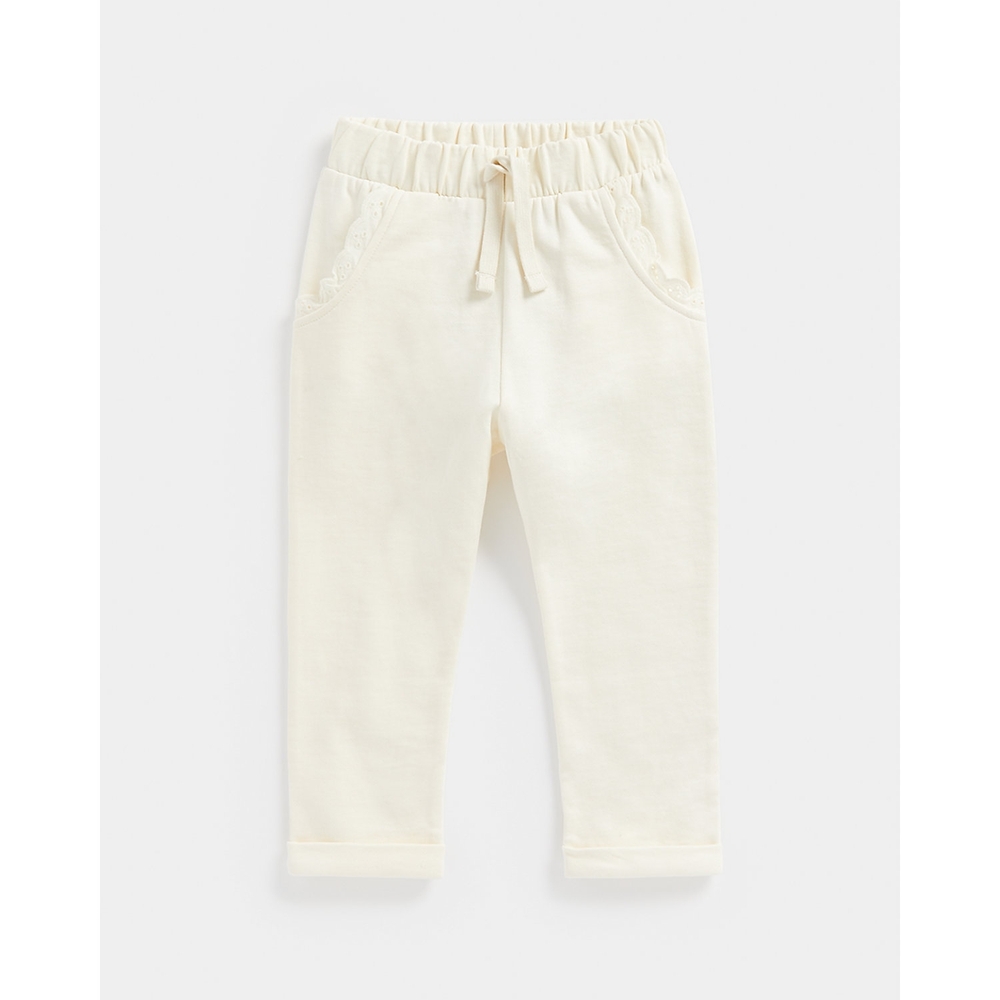 

Girls Joggers Brushed Back-Cream