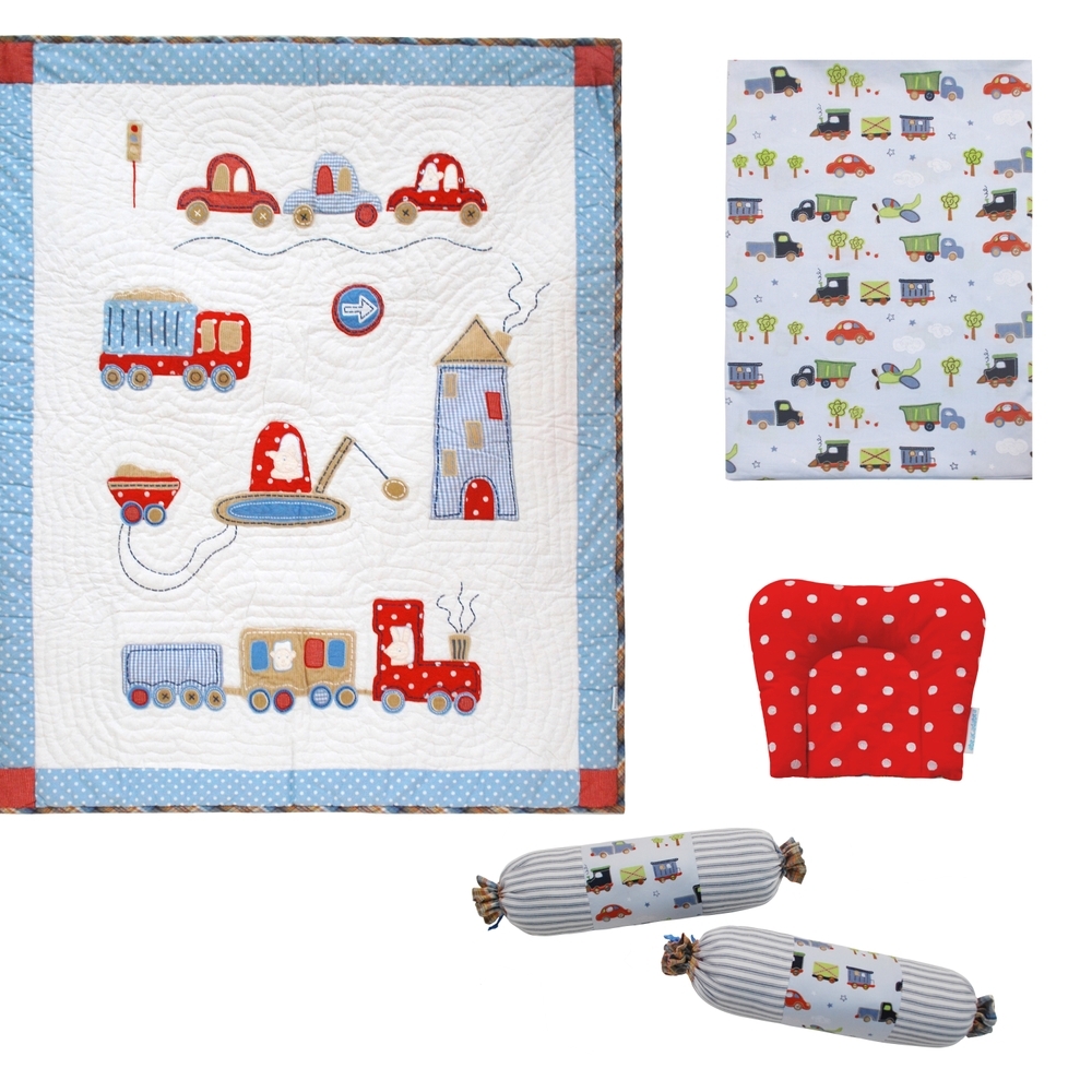 

Abracadabra transport cot bedding set blue - 5 pcs