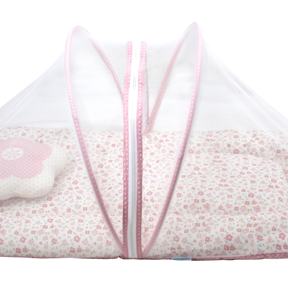 

Abracadabra vintage floral mosquito net gadda pink - 2 pcs