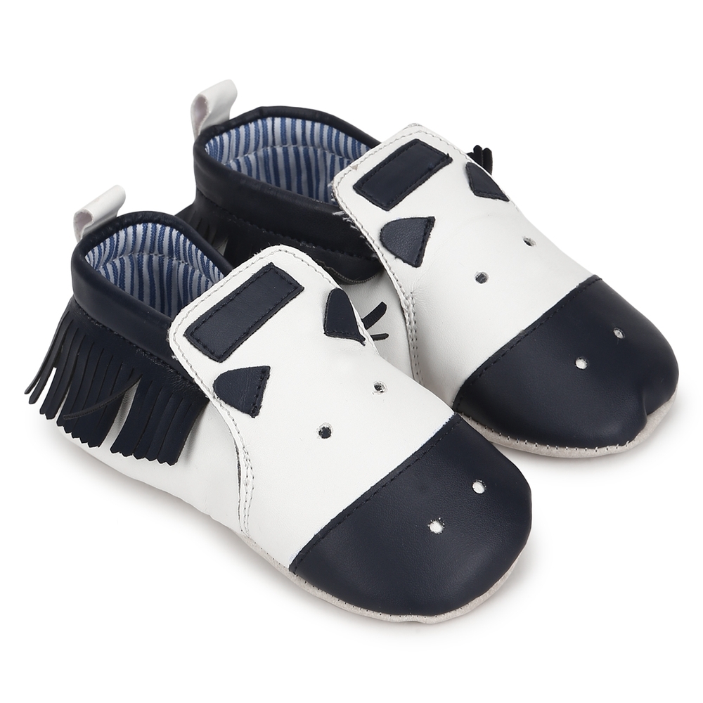 

Unisex Pram Shoes Zebra Design-Multicolor