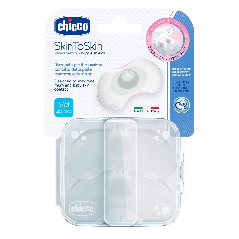 

Chicco nipple shield white s-m