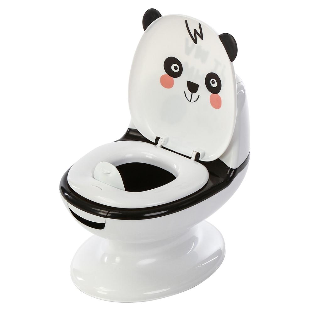 

Polka tots panda potty training seat black&amp white