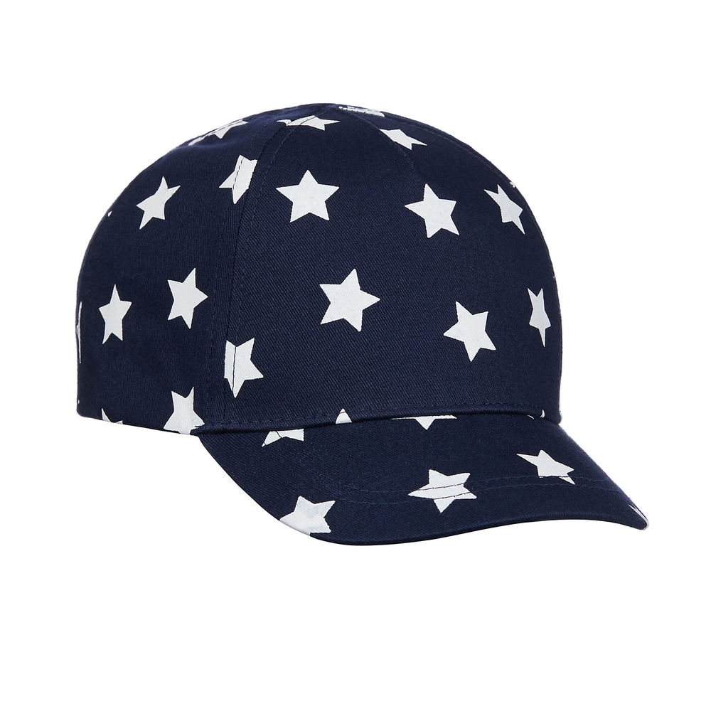 

Boys Cap Star Print - Navy