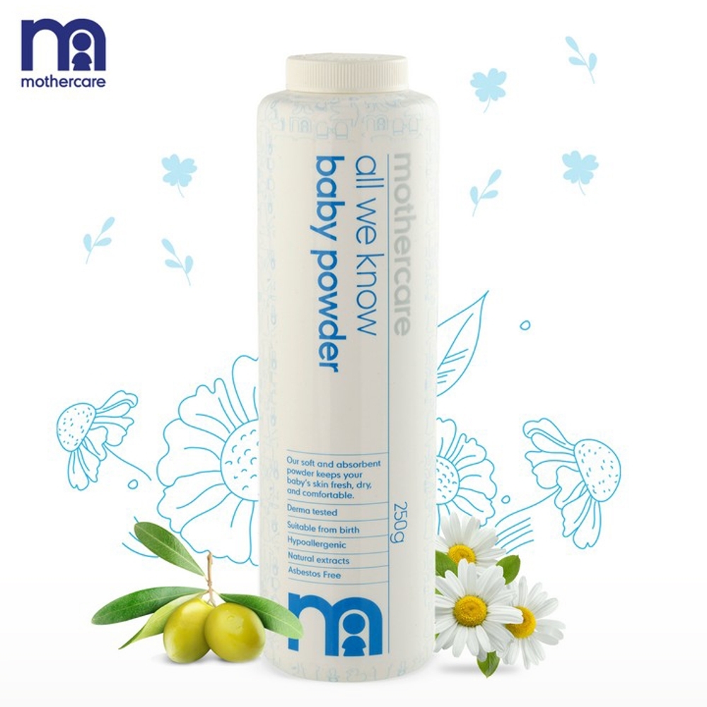 

Mothercare all we know baby powder 250g