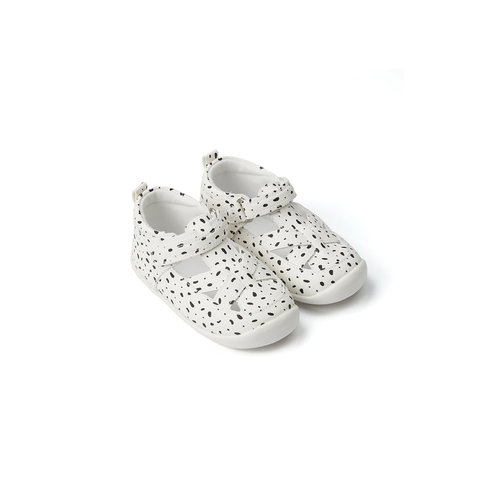 

Girls Sandals Spot Print - White