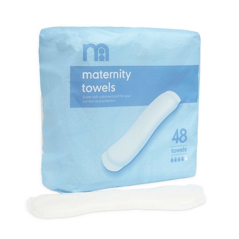 Mothercare maternity towels - 48 pcs