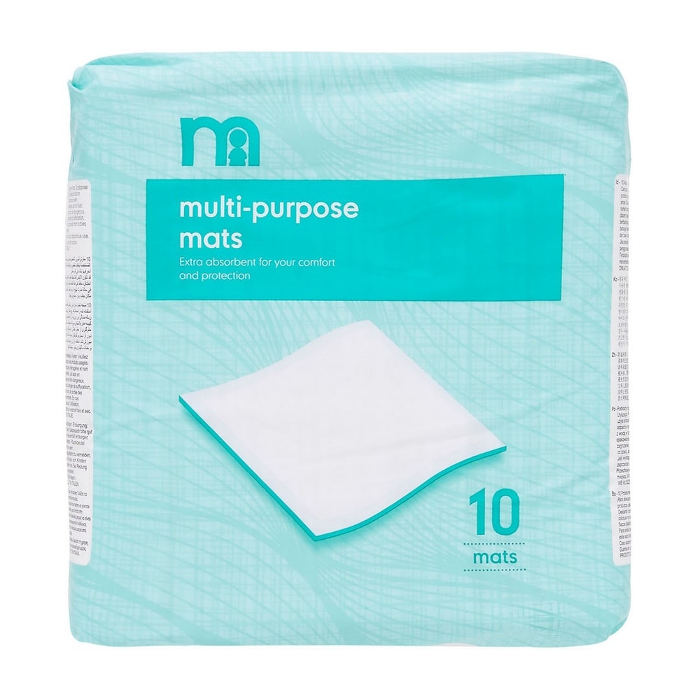 

Mothercare maternity bed mats white - 10 pcs