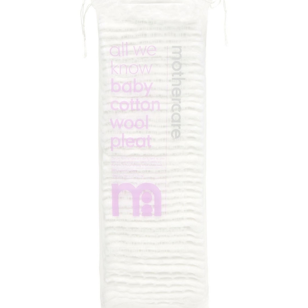 

Mothercare all we know cotton pleat white