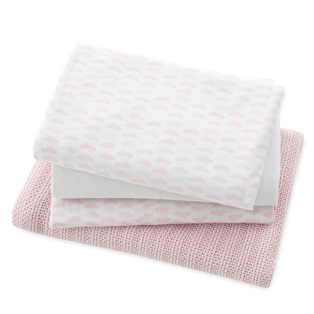 

Mothercare cot bed starter set pink