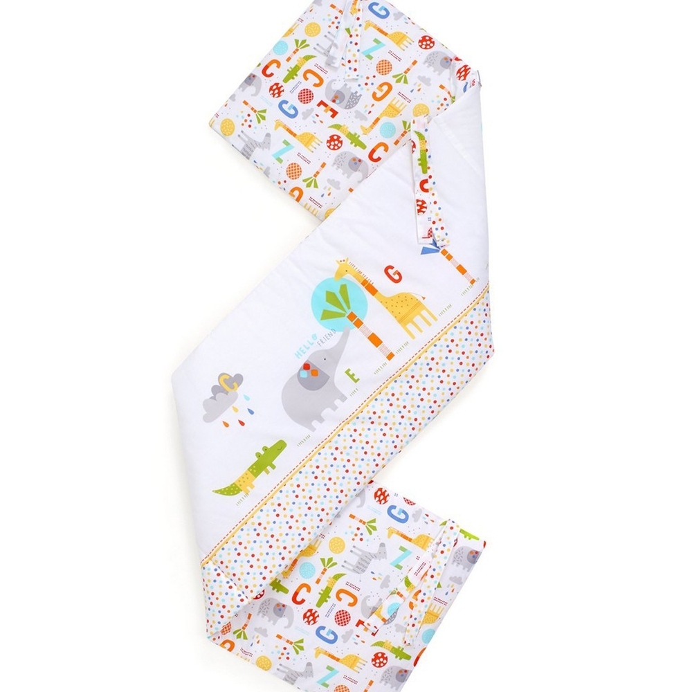 

Mothercare hello friend cot bumper multicolor