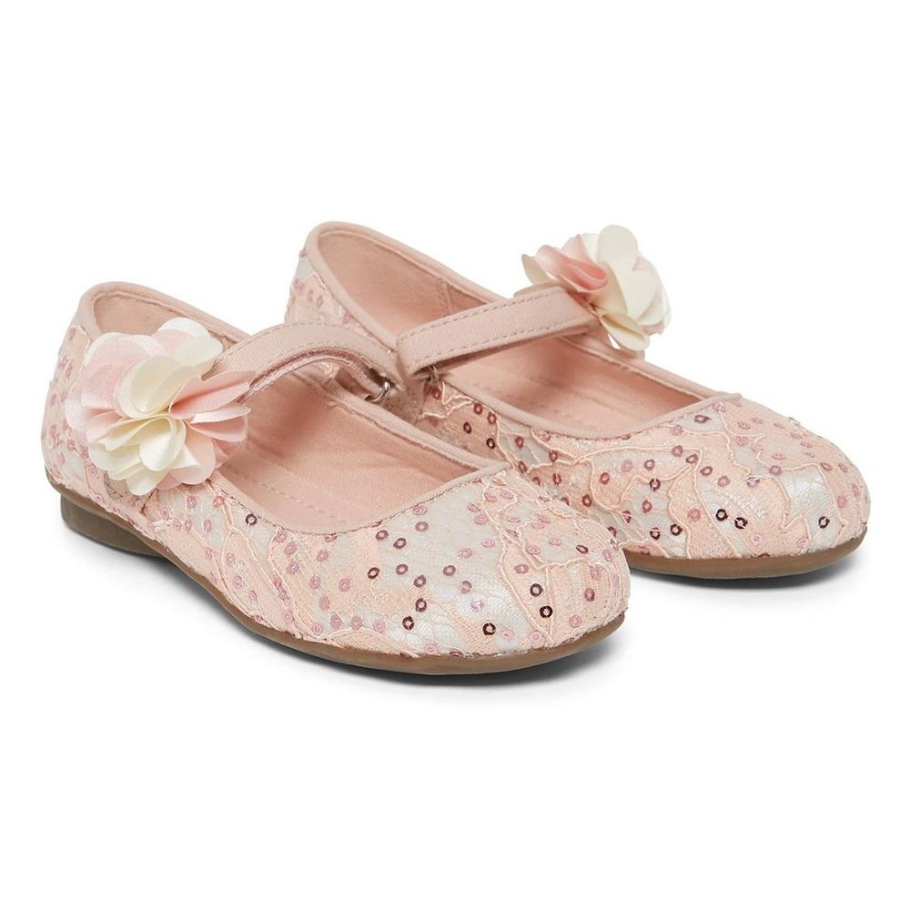 

Pink Lace Ballerina Shoes