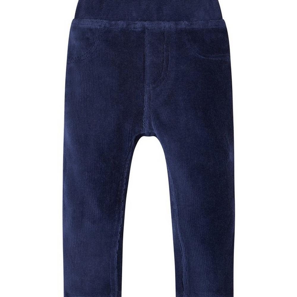 

Navy Velour Cord Jeggings