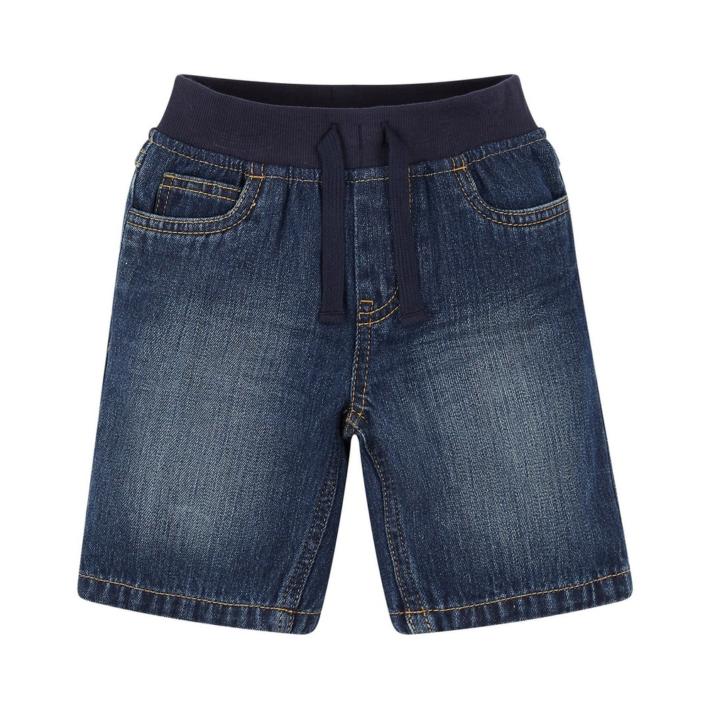 

Boys Mid Wash Denim Shorts - Blue