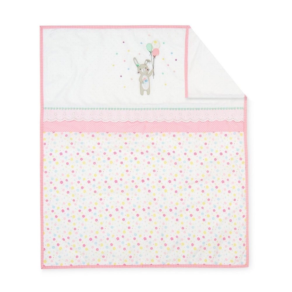 

Mothercare confetti party crib bale pink