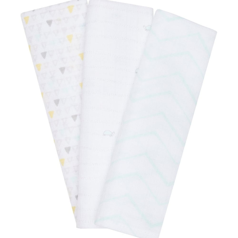 

Mothercare welcome home baby muslins multicolor pack of 3