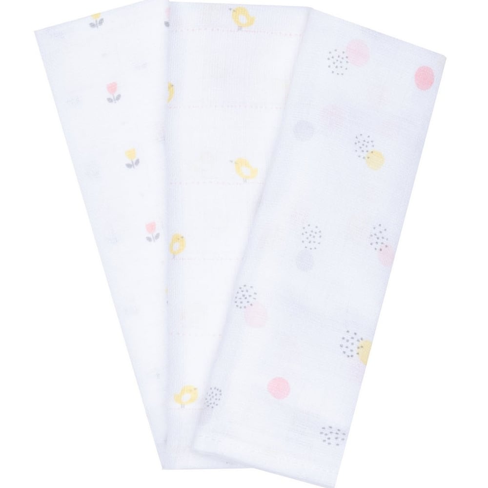 

Mothercare welcome home baby muslins multicolor pack of 3