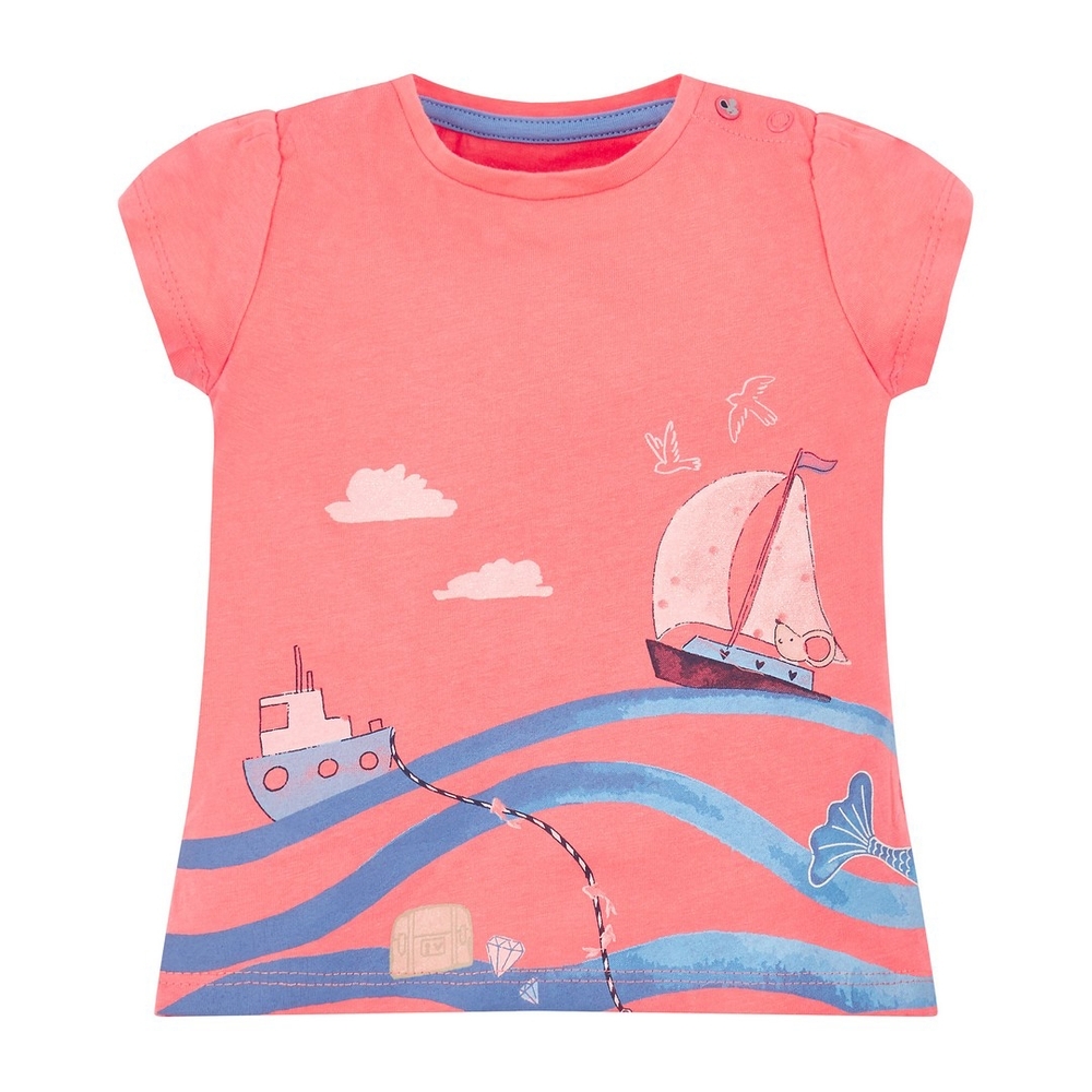 

Coral Seaside T-Shirt