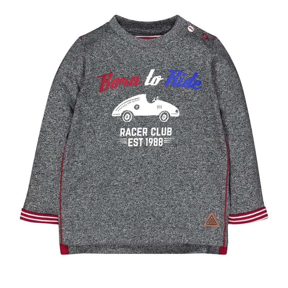 

Grey Born To Ride T-Shirt