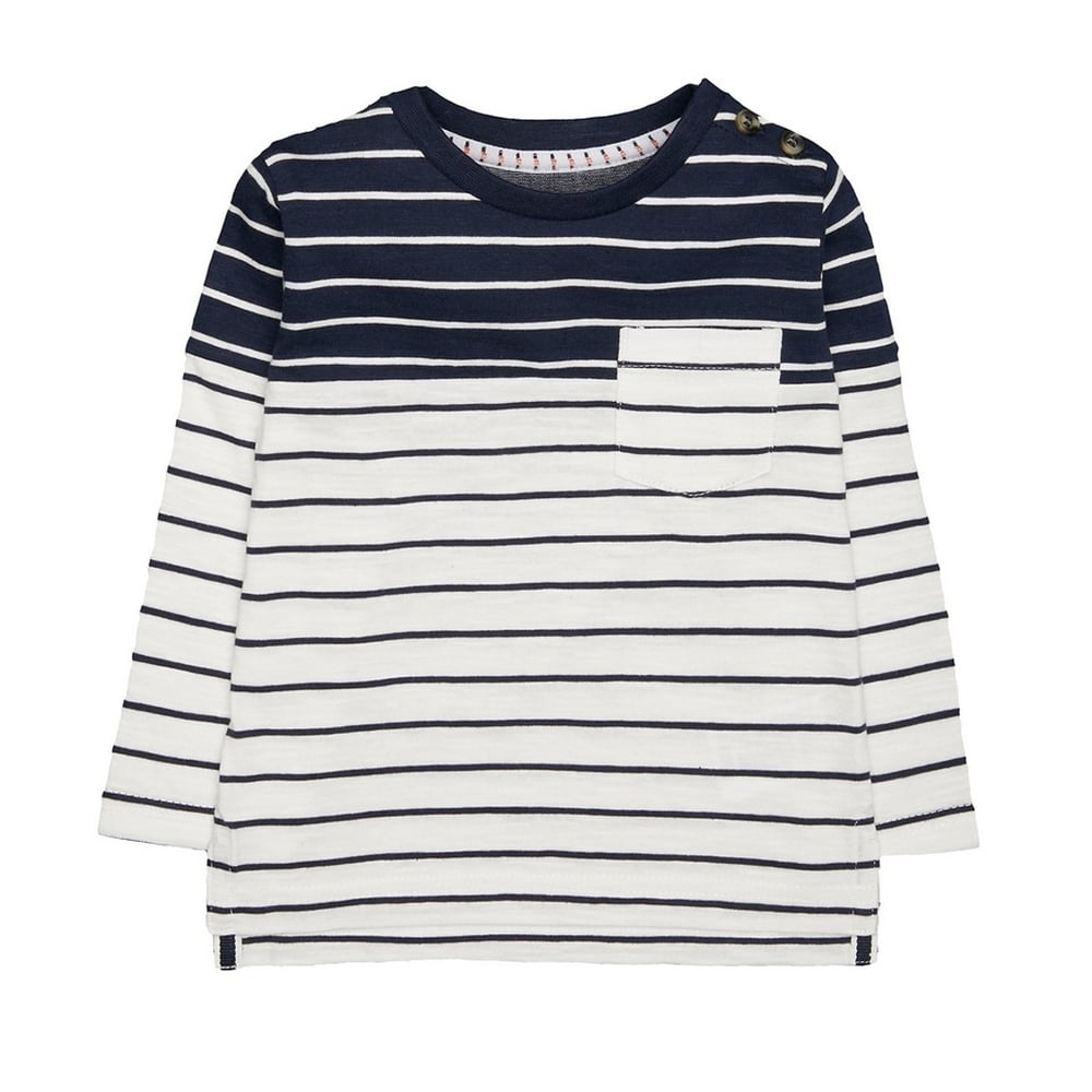 

Heritage Navy And White Stripe T-Shirt