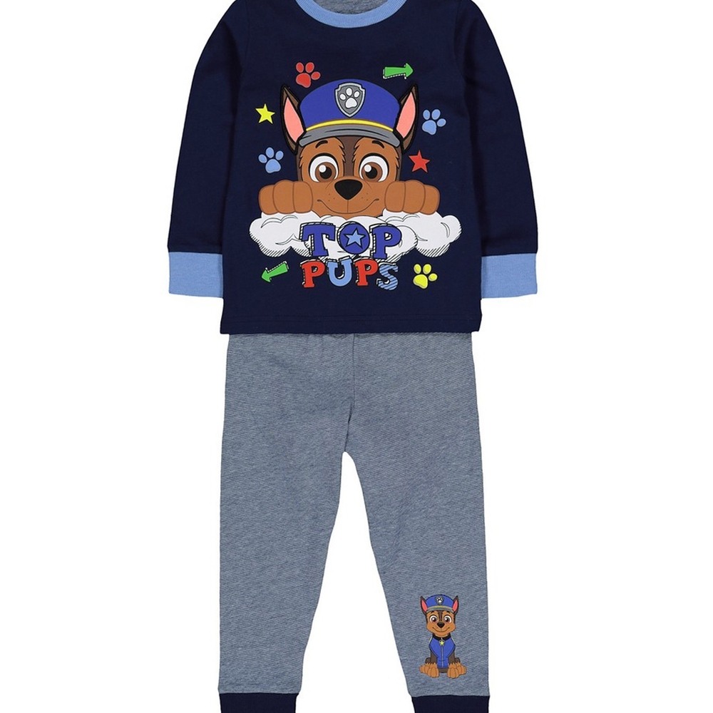 

Boys Full Sleeves Pyjamas Paw Patrol Print - Blue