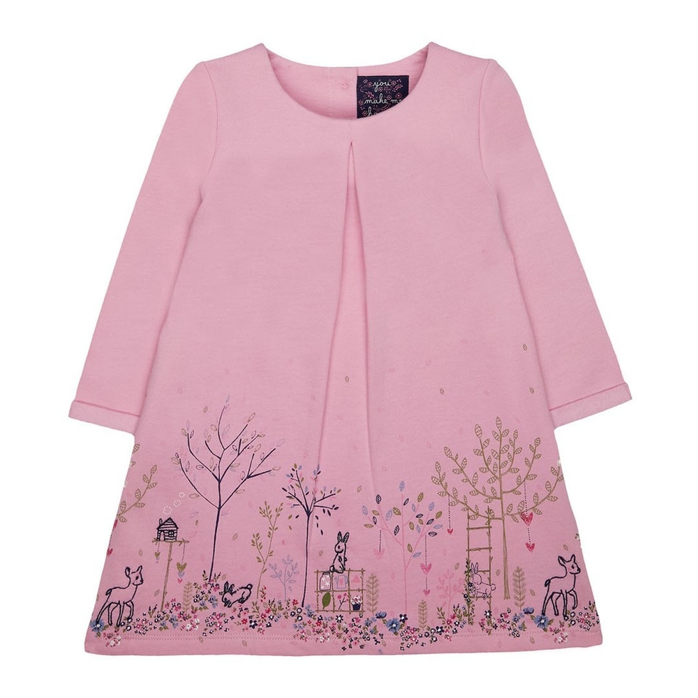 

Pink Garden Border Sweat Dress