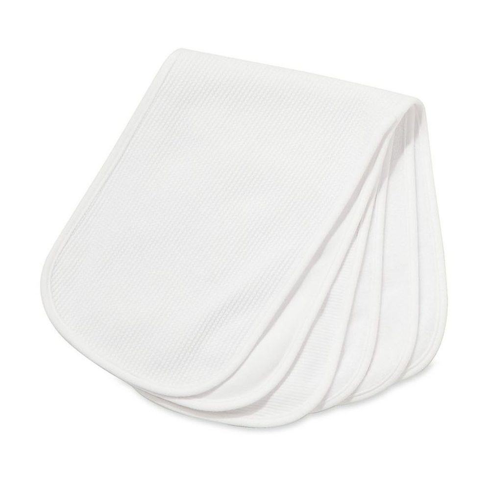 

Mothercare textured burp cloths white pack of 3