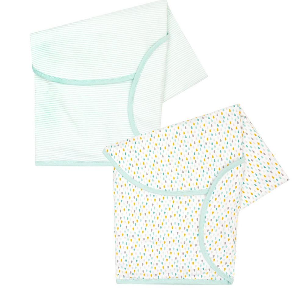 

Mothercare essential swaddles multicolor pack of 2