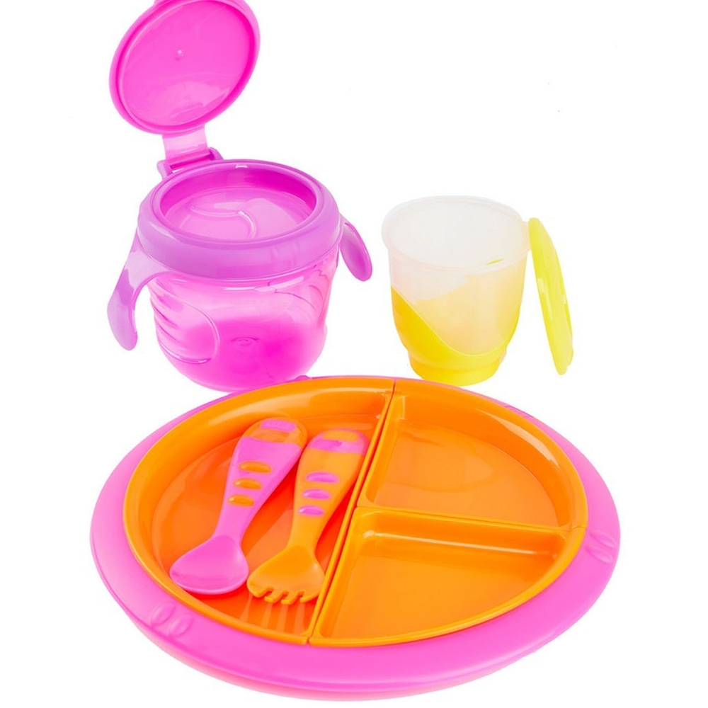 

Mothercare second stage feeding kit pink